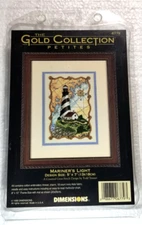 Dimensions Mariner's Light Gold Collection Petites 5" X 7" Cross Stitch