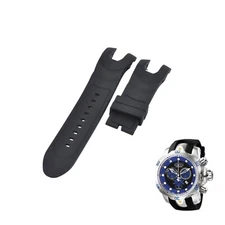 Venom 10958 26mm Black Rubber Watch Strap For Invicta