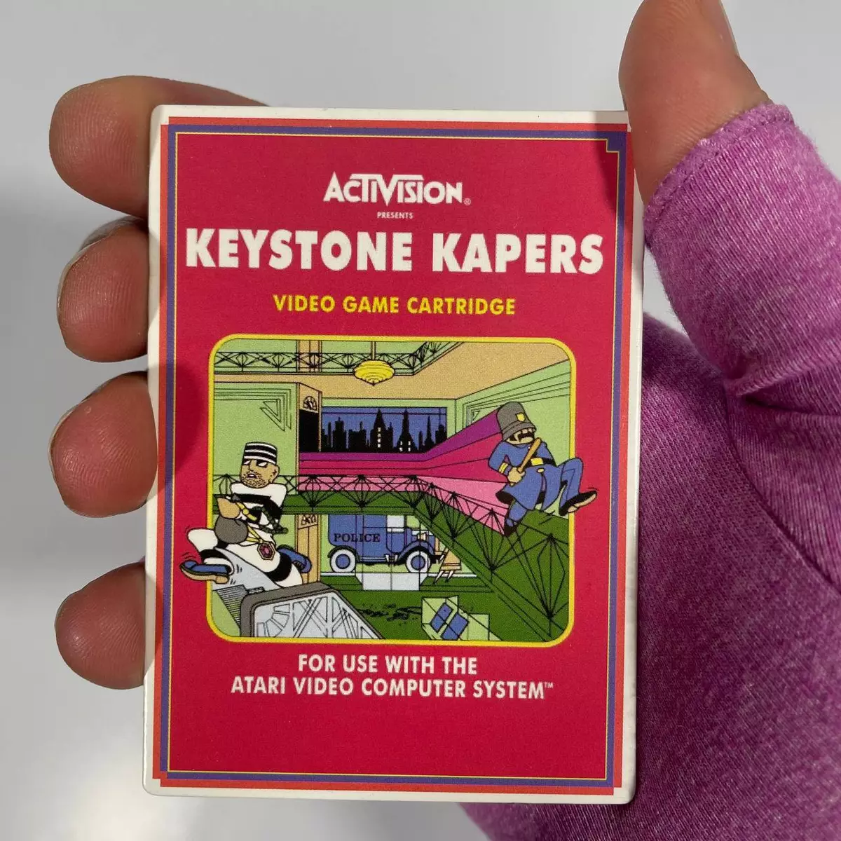 Atari 2600 Keystone Kapers - Video Game Cover Trading Card (new)