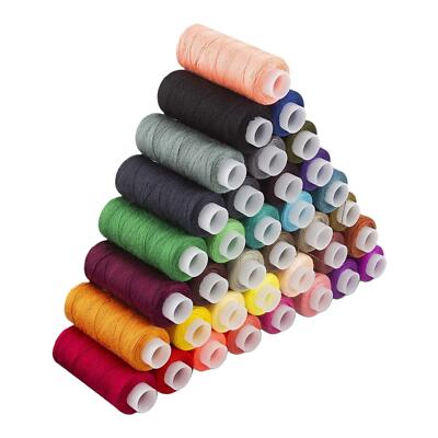 MagiDeal 39 Farben Polyester Nähgarn Set zum Stopfen Stickerei DIY