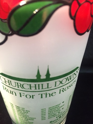 1986 KENTUCKY DERBY #112 CHURCHHILL DOWNS SOUVENIR GLASS - Picture 4 of 10
