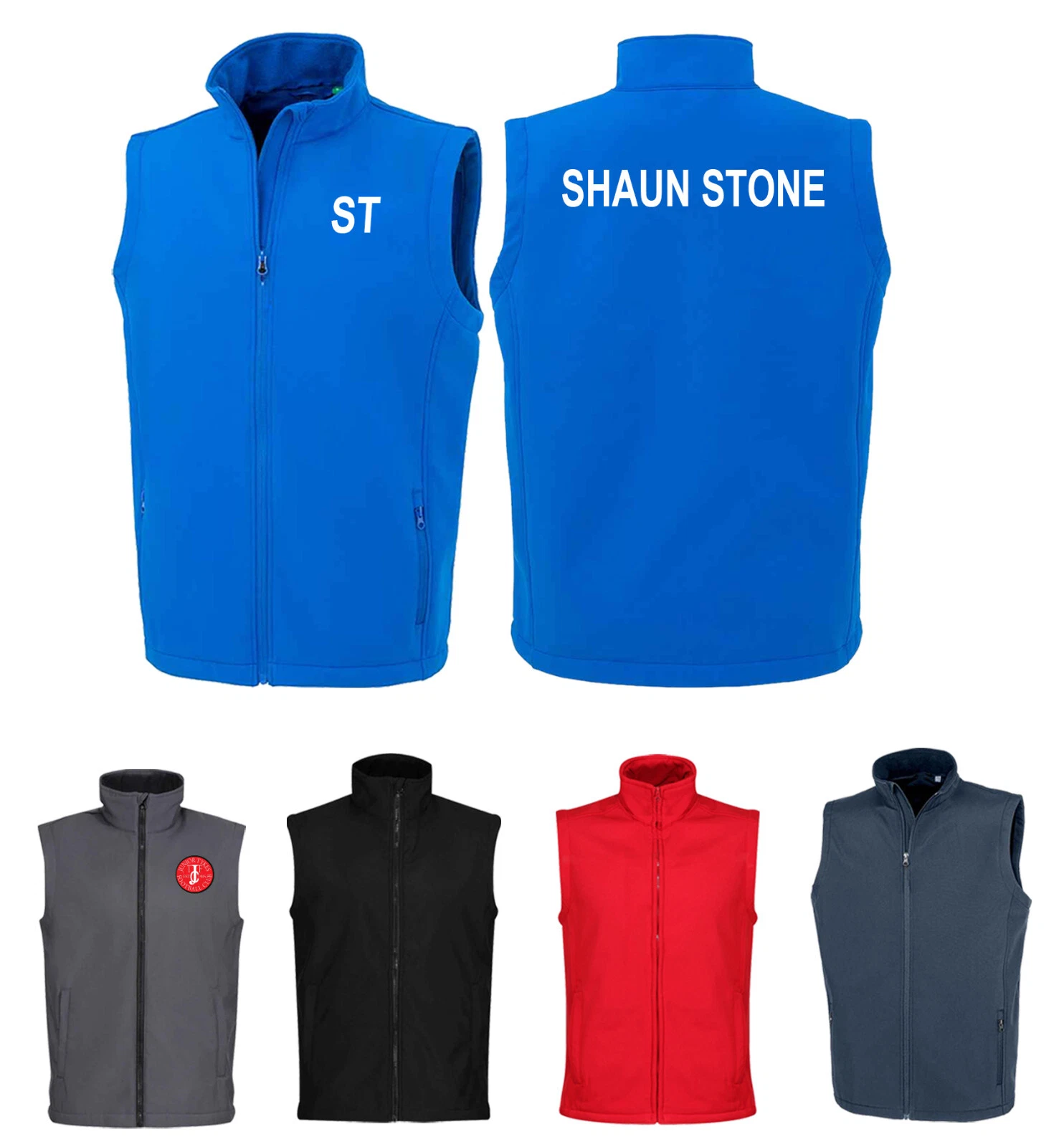 Personalised Printed Softshell Gilet Bodywarmer Workwear Custom Logo Printing
Opens in a new window