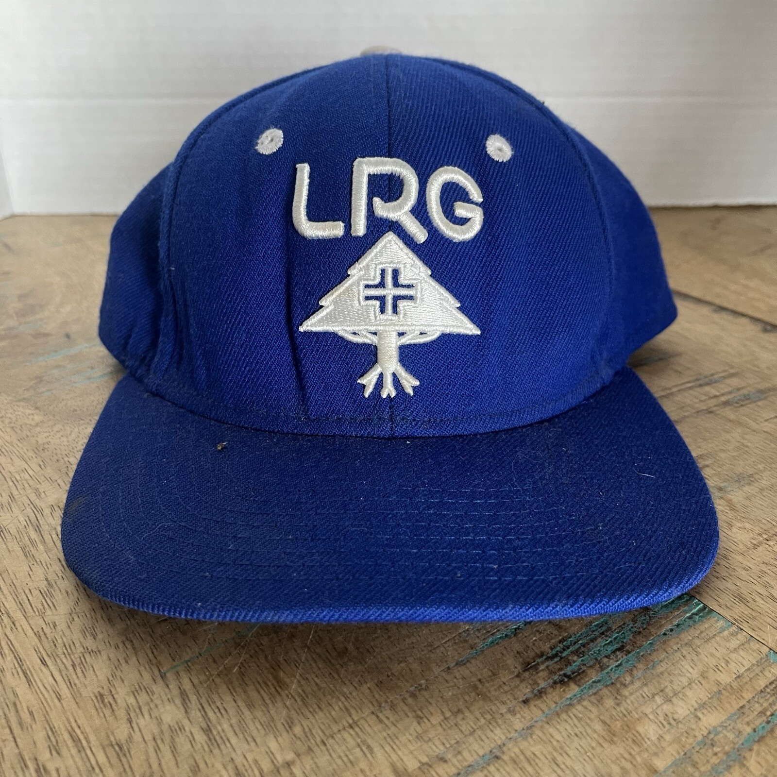 LRG Hat Blue Hat Adjustable Adult Size OSFM Hat Baseball Cap