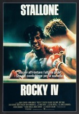 1985 Rocky IV Movie Poster 11X17 Rocky Balboa Italian Stallion Ivan Drago 🥊🍿