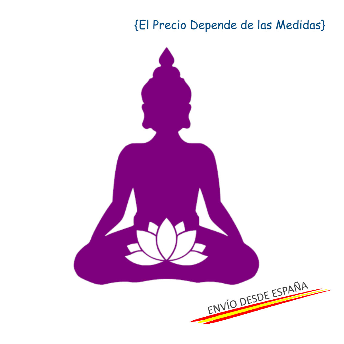Pegatinas Buda Oriental Meditación Yoga Equilibrio Cultivo Desarrollo Producción s l1600 - Pegatinas Buda Oriental Meditación Yoga Equilibrio Cultivo Desarrollo Producción