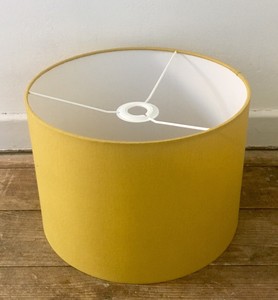 ochre floor lamp shade