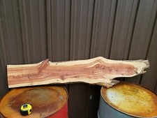 Red Cedar Wood craft wood live edge juniper sign table top taxidermy 103