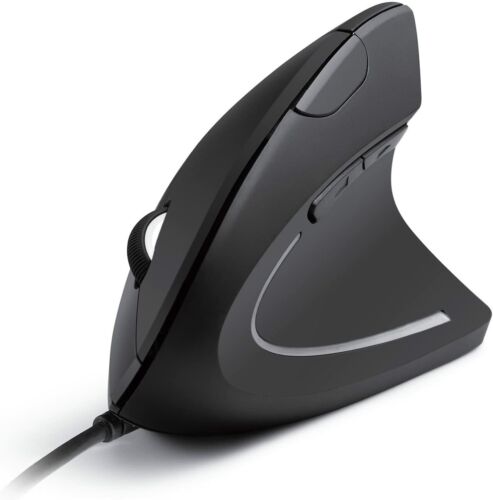 Mouse vertical óptico ergonómico Anker 1000/1600 DPI 5 teclas ratones para juegos | USB con cable - Imagen 1 de 4