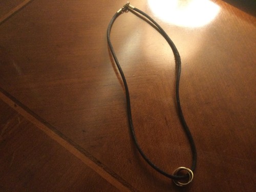 COLLANA IN TESSUTO CON CHARM TRINITY CARTIER.ORO 750 CON SUA GARANZIA ORIGINALE - 第 2/14 張圖片