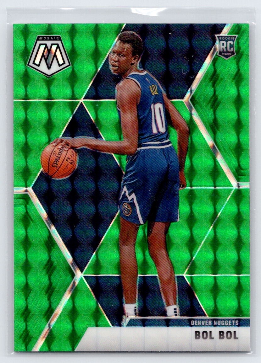 2019-20 Panini Mosaic - Rookies #222 Bol Bol (RC) Green