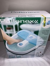 Pollenex FOOT SPA Complete Therapy 3 Settings Heat Vibration Bubbles Sealed NEW