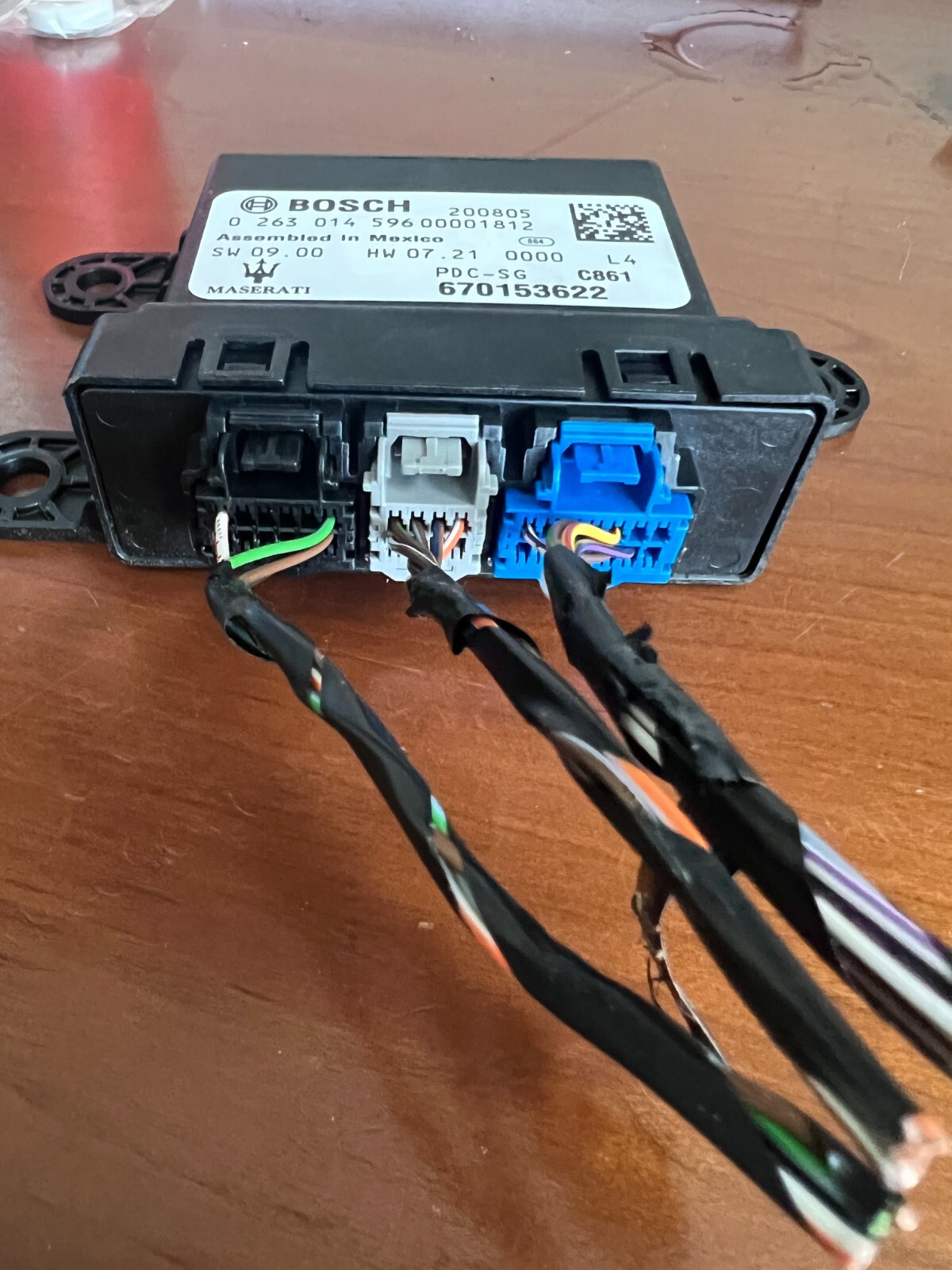 2023 MASERATI LEVANTE M161 PDC PARKING DISTANCE CONTROL MODULE ECU OEM 670153622