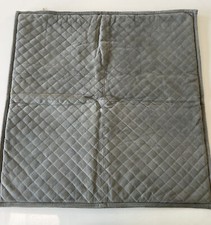 New. Ralph Lauren. Hayden Quilted Suede. Euro sham. Gray.