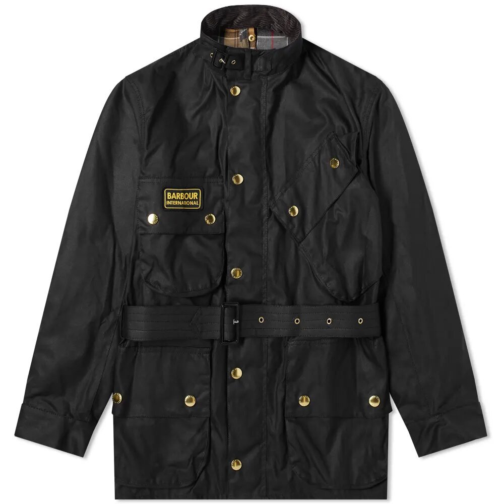 Barbour International Original Wax Jacket Black