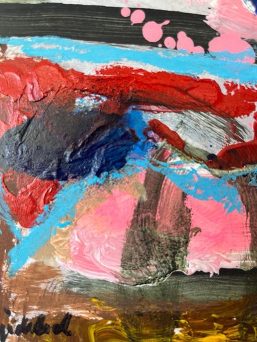 Danish Artist Rolf Gjedsted Abstract Composition Modern Art Berlin Frame - Picture 8 of 16