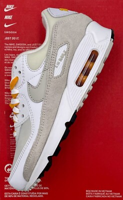 Size 5.5 - Nike Air Max 90 SE First Use - White University Gold W