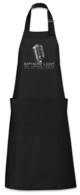 Northern Light Grillschürze Kochschürze Sign Logo Nation Citizen Radio Station Z