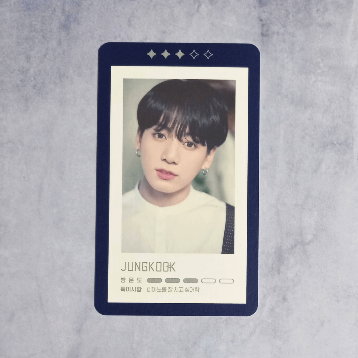 BTS 韓国5th muster ゲストブックカード　JIN  ジン　コンプ 防弾少年団(BTS) - BTS ジン RUNSEOKJIN フォトカード コンプ
