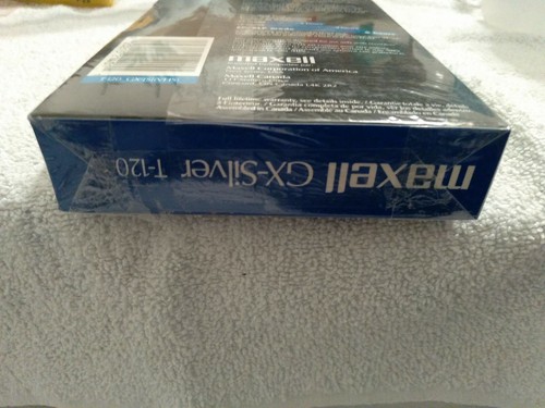 Nuovo 1 Maxell T-120 VHS GX-Silver 120 6 ore nastro video alta qualità - Foto 5 di 5