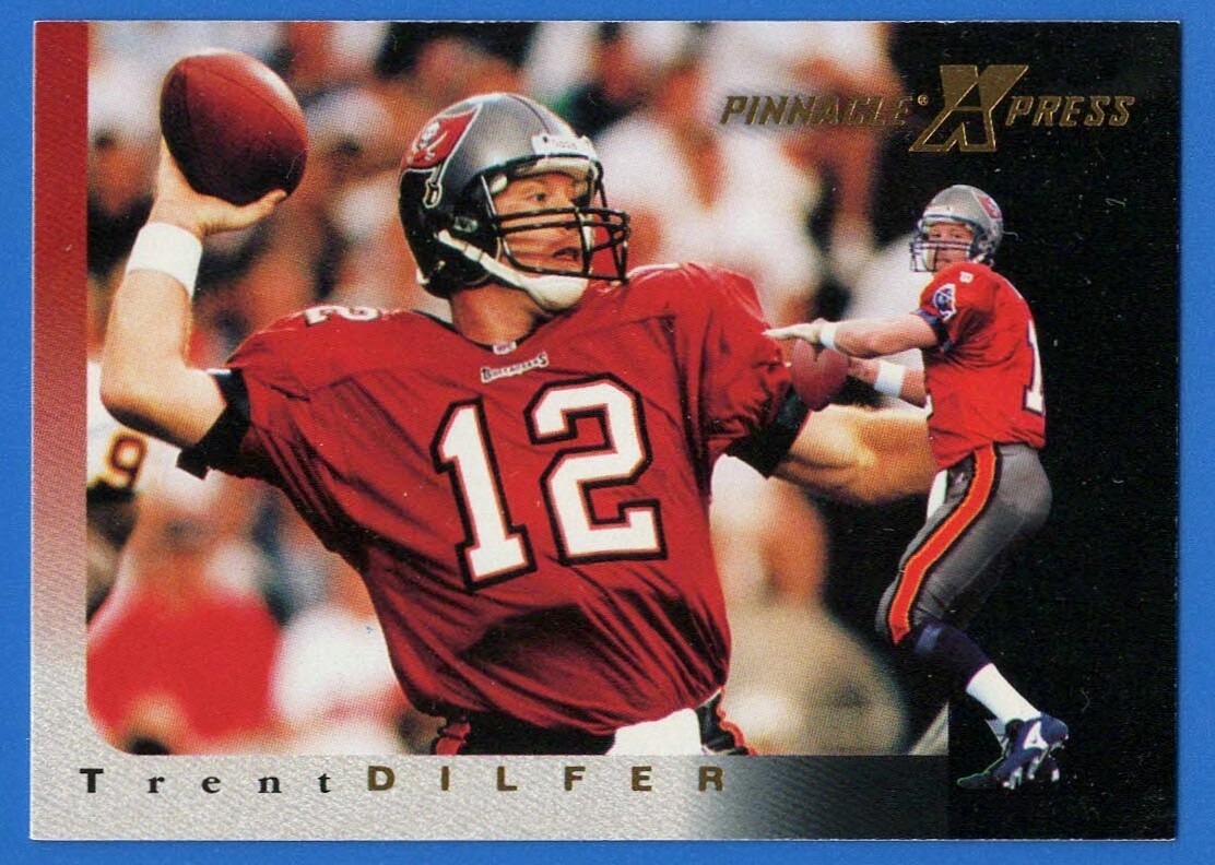 TDE フットボール 1997 Pinnacle X-Press #42 Trent Dilfer Tampa Bay Buccaneers