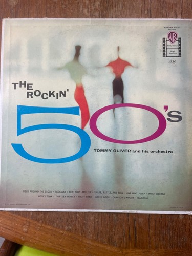 Tommy Oliver And His Orchestra - The Rockin' 50s LP Vinyl 1958 Rock & Jazz VG - Picture 2 of 6