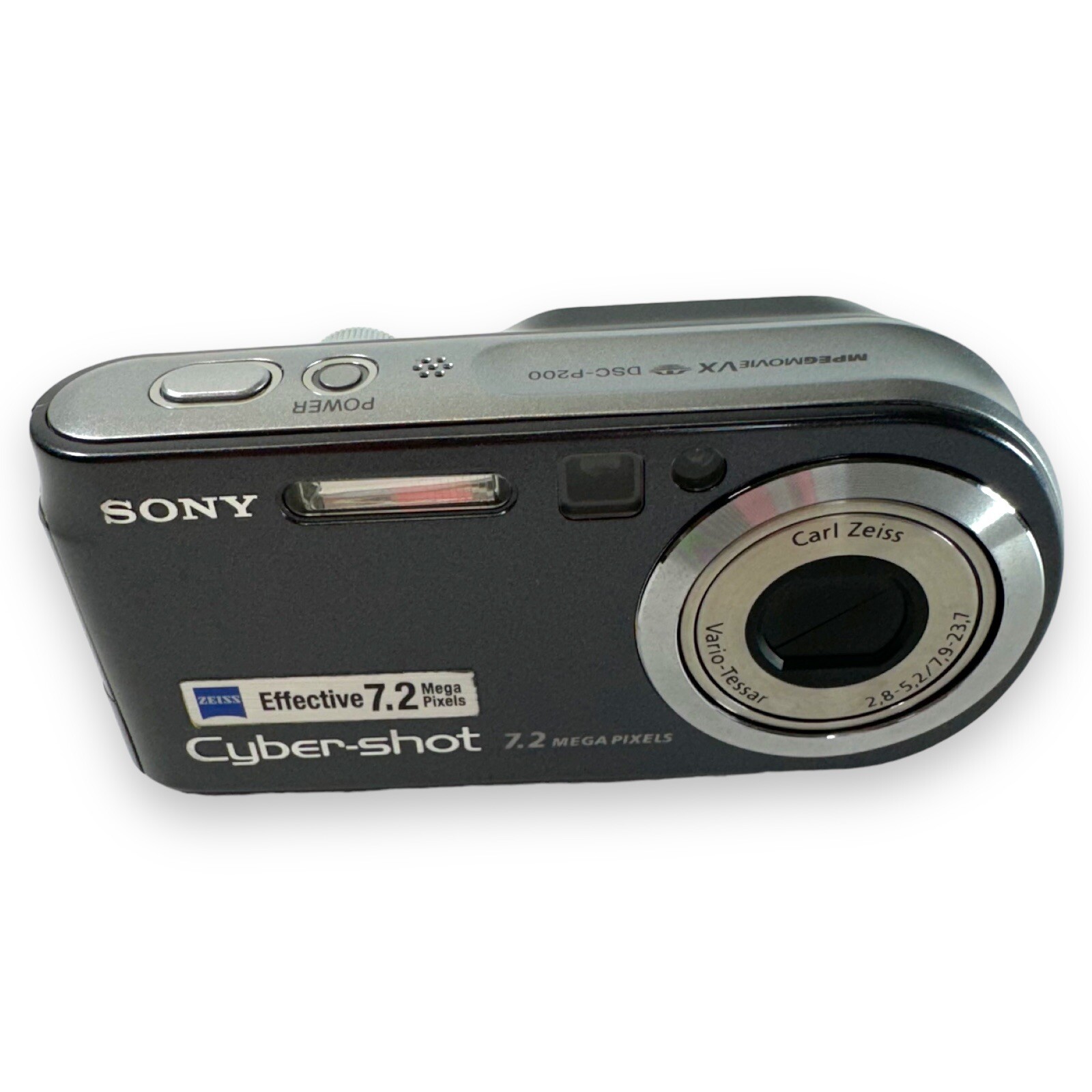 Sony Cybershot DSC P200 7.2MP 3x Zoom Digital Camera Only Gray eBay