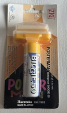 Cartel póster amarillo Zig Biggie 50 impermeable póster pluma enorme 50 mm nuevo en caja
