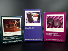 Polaroid Spectra System Effects Filters, Remote Control Photo File 20 All New