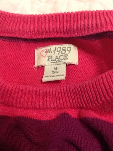 Childrens Place Girls Sweater Dress. Size M 7/8 - Bild 3 von 4