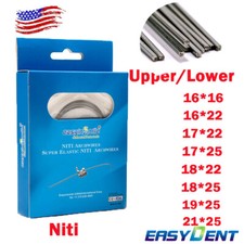 100Pcs Dental Orthodontic Rectangular Arch Wires NITI Super Elastic For Braces