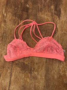 neon pink bralette