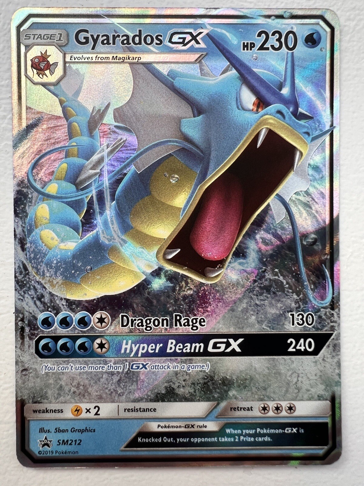 Gyarados GX SM212 Black Star Promo Holo Mint Pokemon Card