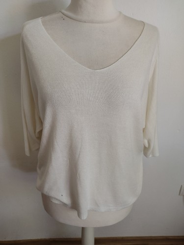 MADE IN ITALY leichter Pullover mit Fledermausärmeln Gr. 38 40 42 NEU - Bild 4 von 31