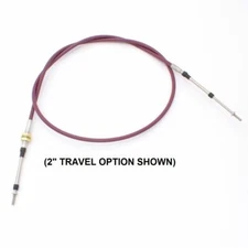 3 Series Push-Pull Cable, Bulkhead/Clamp Hubs, 10-32 Rods, (build to order)