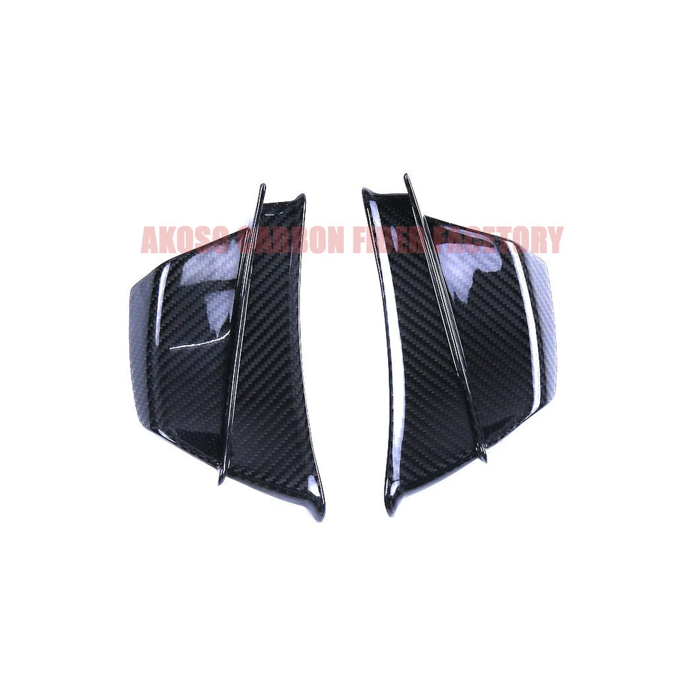 Defletor aerodinâmico universal de fibra de carbono real para BMW S1000RR 09-23 Winglets - Imagem 4 de 4