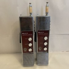 PR Sanyo TA-393 Transceivers, 3 Watts, Japan, Vintage, Untested