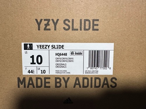 adidas Yeezy Slide Onyx HQ6448 Men's NEW Size 10