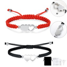 Heart Urn Bracelet for Ashes for Women Adjustable Cremation Keepsake Urn Jewelry