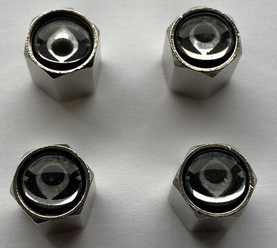 MAZDA MX5 EWIGE FLAMME VENTILKAPPEN REIFEN ALUFELGE STAUBKAPPEN MIA X4 SCHWARZ CHROM
