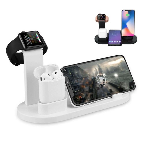 10W Multi Function Charging Stand, 6 x1 Iphone Samsung AirPods 3 wirless cha - Picture 12 of 12