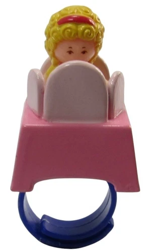 1989 Polly Pocket Vintage Dressing Table Ring Bluebird Toys COMPLETE