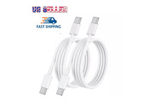 pack of 2 USB-C to USB-C Cable Fast Charge 60W Cord For iPhone16/15/Plus/ProMax