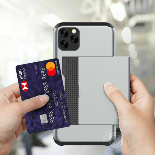 For iPhone SE 12 11 Pro XS Max X XR 7 8 Plus Heavy Duty Wallet Armor Case Cover - Foto 5 di 21