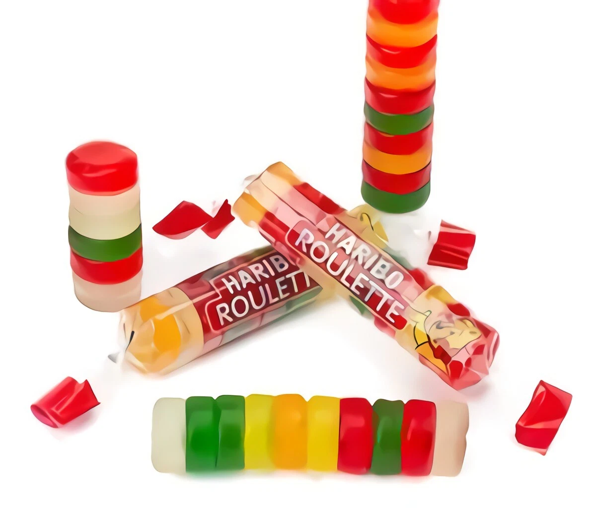 Haribo Mega Roulette Gummi Candy - 24ct