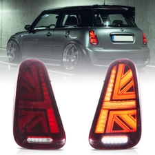 VLAND LED Red Tail Lights For 2001-2006 BMW Mini Cooper R50 R52 R53 Rear Lamps