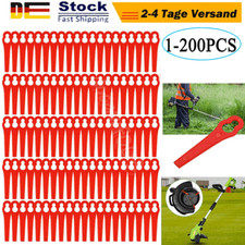 100x Kunststoffmesser Ersatzmesser Messer Blades für Bosch ART26Li Rasentrimmer