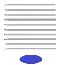 10 - Rotring Tikky 3-In-1 Multi-Functional Pen Refills - BLUE MEDIUM