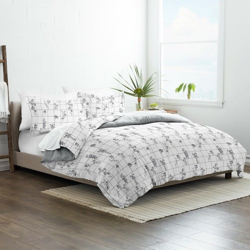 Reversible Pattern 3PC Duvet Cover Soft Easy Care with Shams by Kaycie Gray - Picture 43 of 84