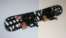 Wandhalterung Snowboard H&auml;nde Holz Buche Unikat Handarbeit