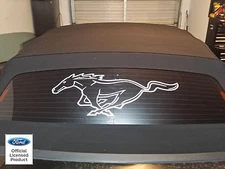 Ford Mustang Rear Window Pony Outline Vinyl Decals Sticker 2015 2016 60+ Colors